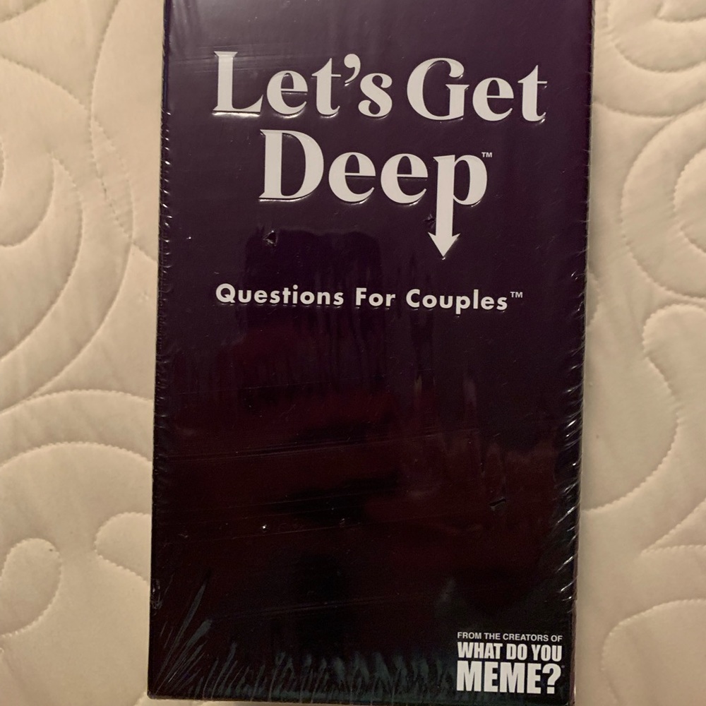 Let’s Get Deep couples card game